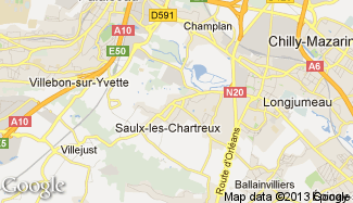 Plan de Saulx-les-Chartreux