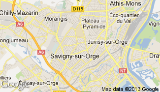 Plan de Savigny-sur-Orge