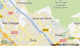Plan de Soisy-sur-Seine
