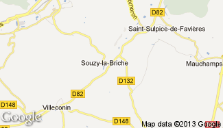 Plan de Souzy-la-Briche