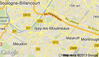 Plan de Issy-les-Moulineaux