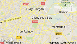 Plan de Clichy-sous-Bois