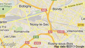 Plan de Noisy-le-Sec