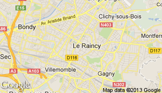 Plan de Le Raincy