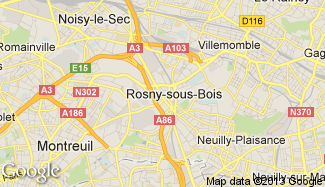 Plan de Rosny-sous-Bois