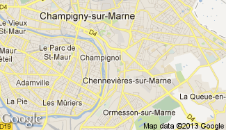 Plan de Chennevières-sur-Marne