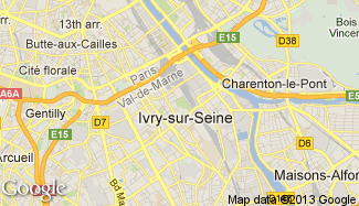 Plan de Ivry-sur-Seine