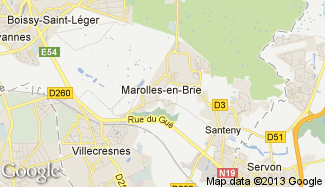 Plan de Marolles-en-Brie