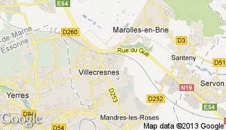 Plan de Villecresnes