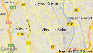 Plan de Vitry-sur-Seine