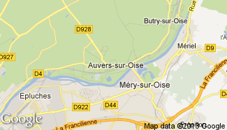 Plan de Auvers-sur-Oise