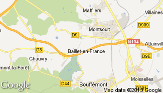 Plan de Baillet-en-France