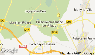 Plan de Châtenay-en-France