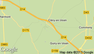 Plan de Cléry-en-Vexin