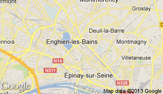 Plan de Enghien-les-Bains