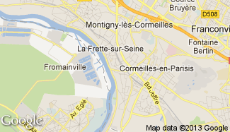 Plan de La Frette-sur-Seine