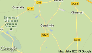 Plan de Genainville