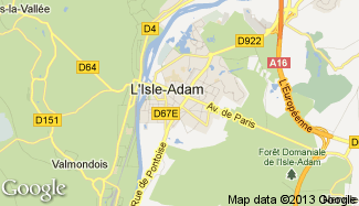 Plan de L'Isle-Adam