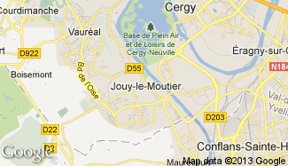 Plan de Jouy-le-Moutier