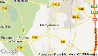 Plan de Marly-la-Ville