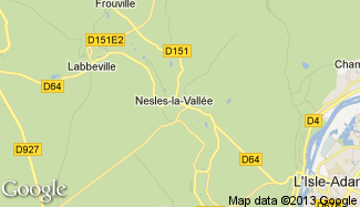 Plan de Nesles-la-Vallée