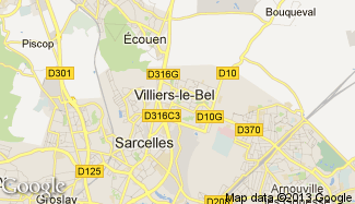 Plan de Villiers-le-Bel