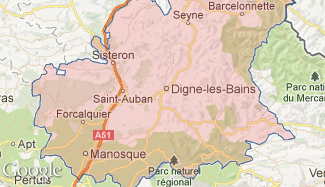 Plan des Alpes-de-Haute-Provence