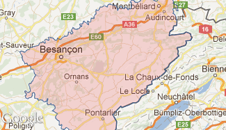 Plan du Doubs