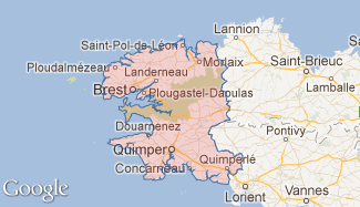 Plan du Finistère