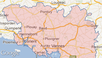 Plan du Morbihan