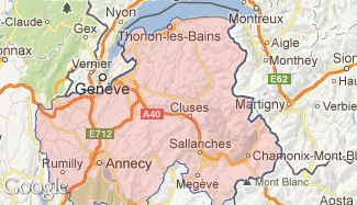 Plan de la Haute-Savoie