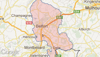 Plan du Territoire de Belfort