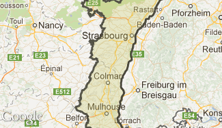 Plan de l'Alsace