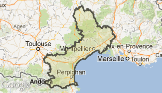 Plan du Languedoc-Roussillon