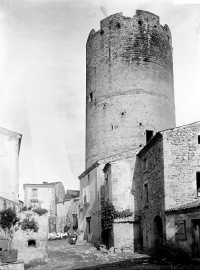 Ruines de la tour du château fort