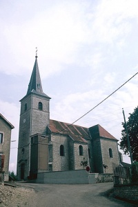 Eglise à l'exception de la sacristie reconstruite et du local de chaufferie
