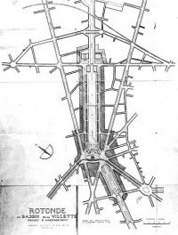 Usine élévatrice des eaux (ancienne) , transférée dans le parc de la Villette