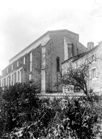 Collégiale Saint-Martin et maisons adossées à son chevet