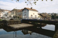 Pont tournant sur le canal de l'Est