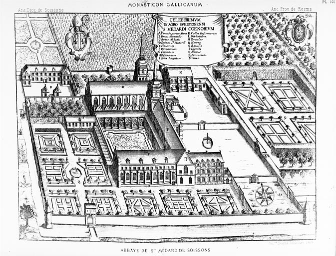 Ancienne abbaye SaintMédard, à Soissons (02200)