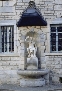 Immeuble et Fontaine des Carmes attenante