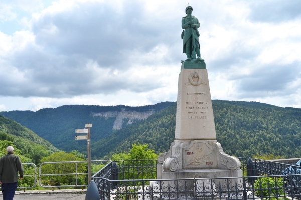 Photo Belleydoux - le monument aux morts