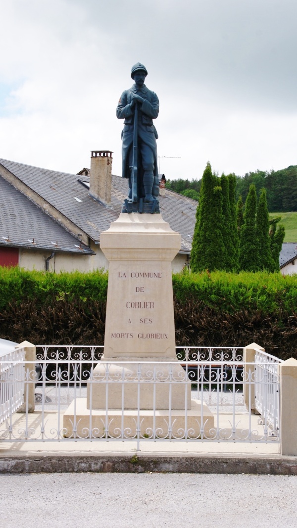 Photo Corlier - le monument aux morts