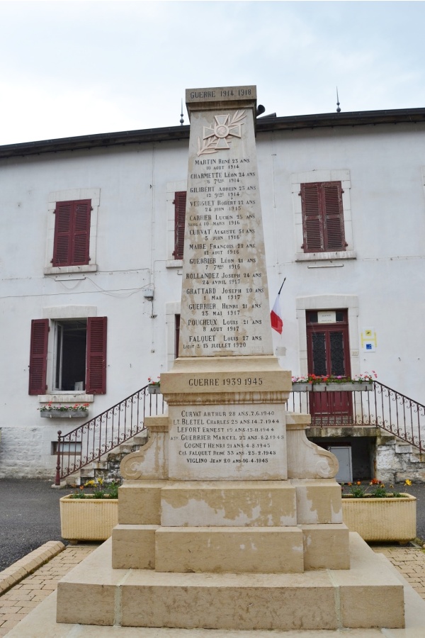 Photo Corveissiat - le monument aux morts