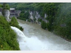 Photo paysage et monuments, Injoux-Génissiat - Le barrage de Génissiat