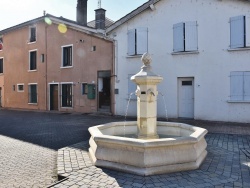 Photo paysage et monuments, Saint-Didier-sur-Chalaronne - la fontaine