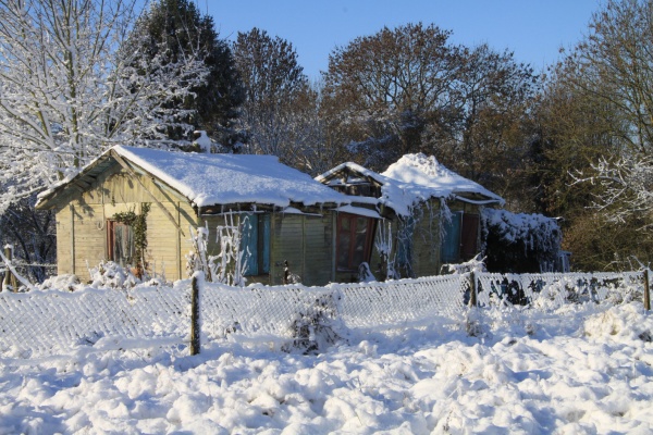 Photo Chézy-en-Orxois - En hiver ( rue de la gare)