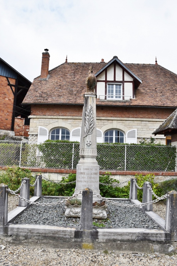 Photo Condé-sur-Aisne - le monument aux morts