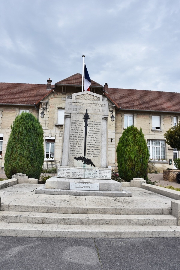 Photo Crouy - le monument aux morts