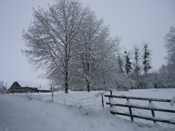 Rue des Berrières à Morgny en Thiérache le 22/12